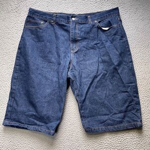 Lime Tree Jean Shorts Mens Size 42 Blue Denim